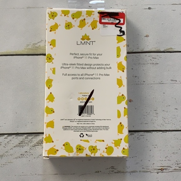 LMNT Baby Chick iPhone Pro Max Case NIB - Picture 4 of 5
